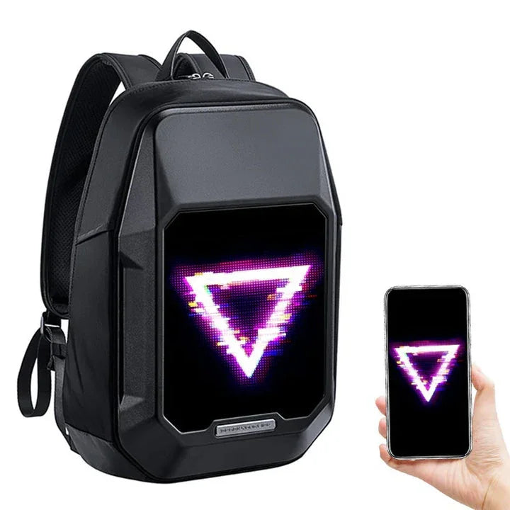 Divoom Cyberbag LED Backpack With App Control - Black - Tashqila Divoom Cyberbag LED Backpack With App Control - Black - Tashqila